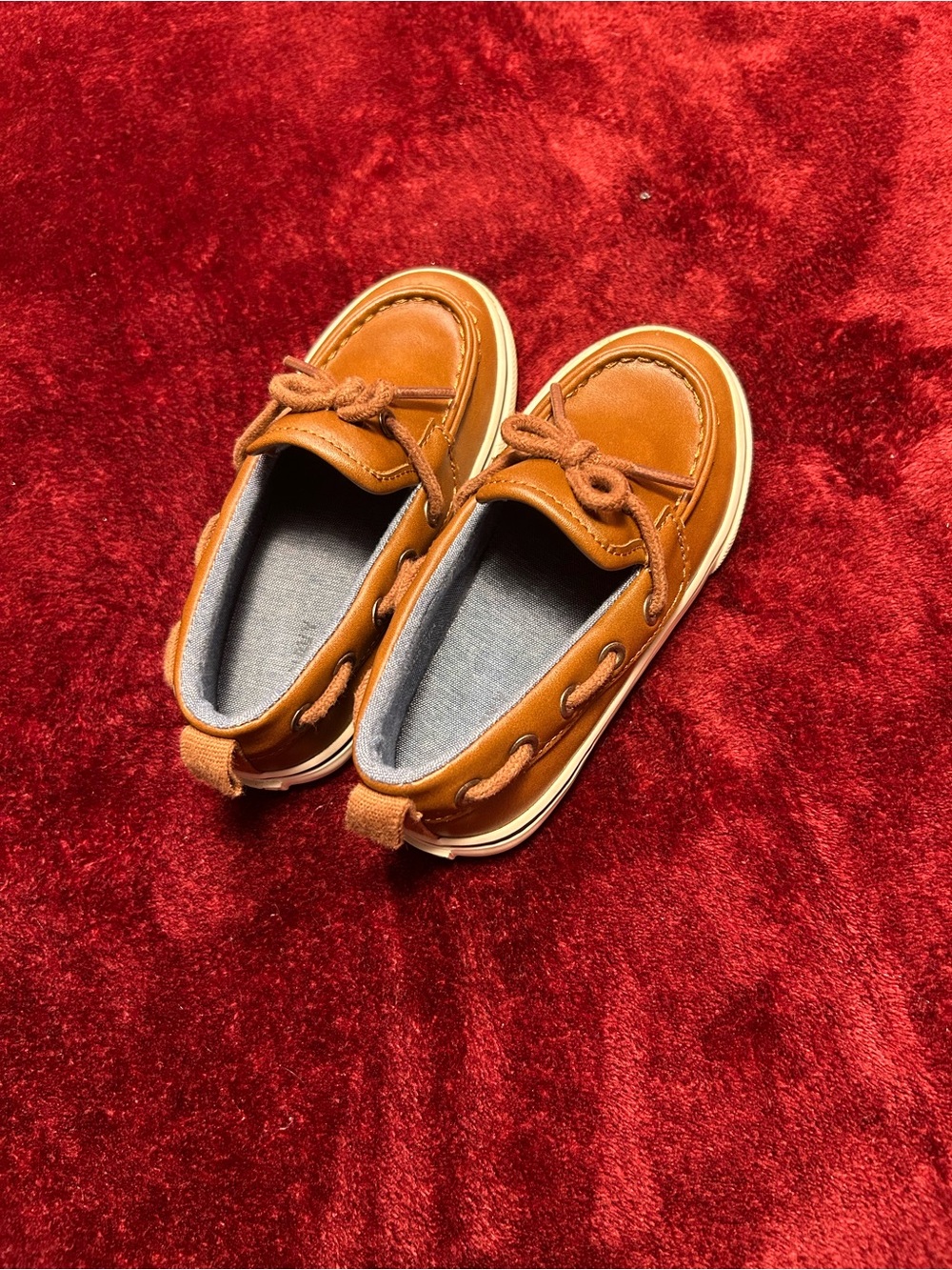 Kids Brown Boat Shoes - Comfortable Slip-On Loafers